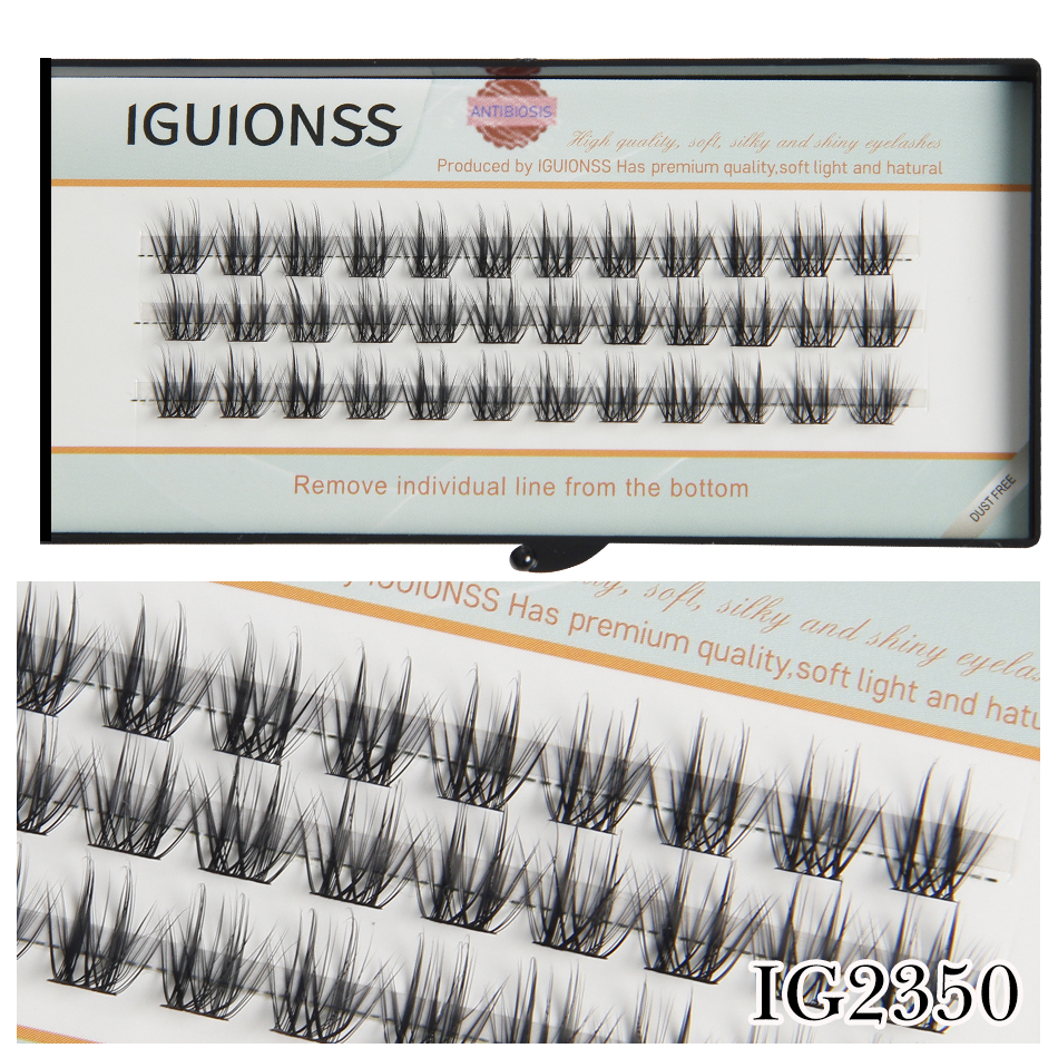 Eyelash Extension For Asian Eyes - IGUIONSS OEM ODM Segmented Eyelash Extension