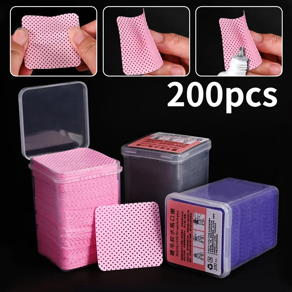 Lash Adhesive Glue - Wholesale 200Pcs/Box Nail Eyelash Glue Clean
