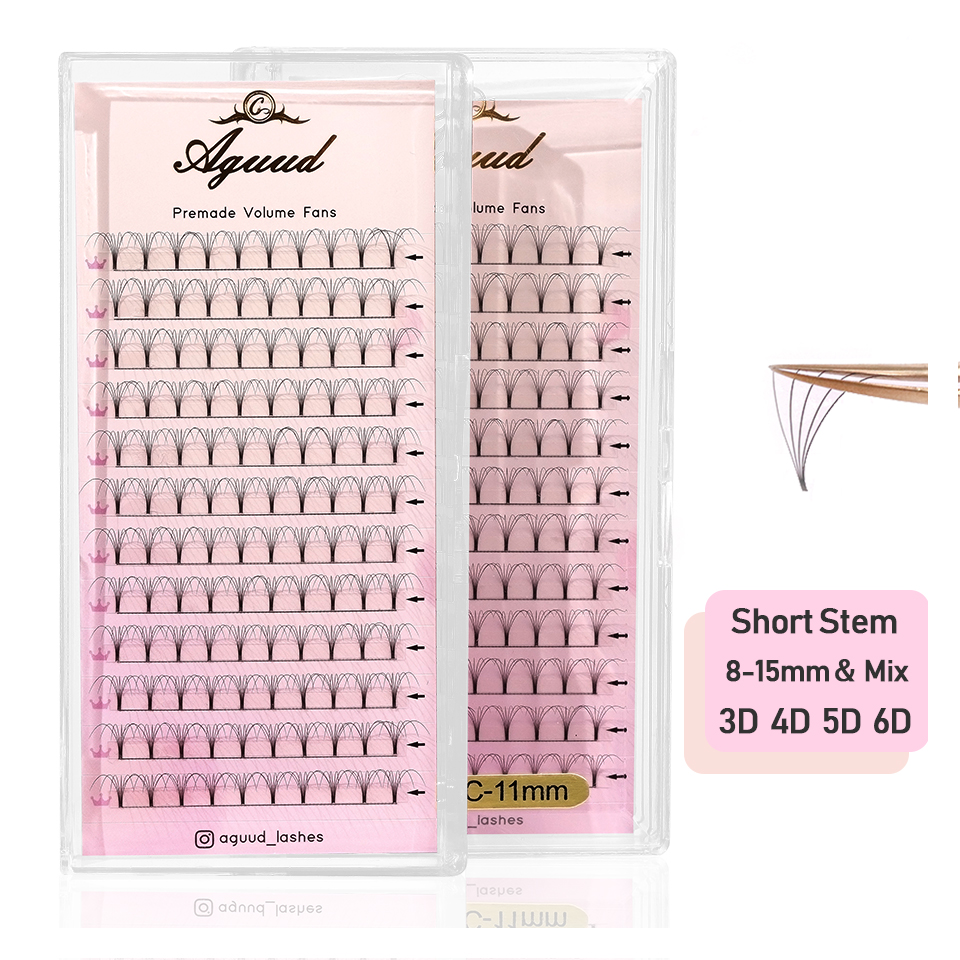 Eyelash Extension Russian Volume - AGUUD Soft Natural Premade Volume Fans