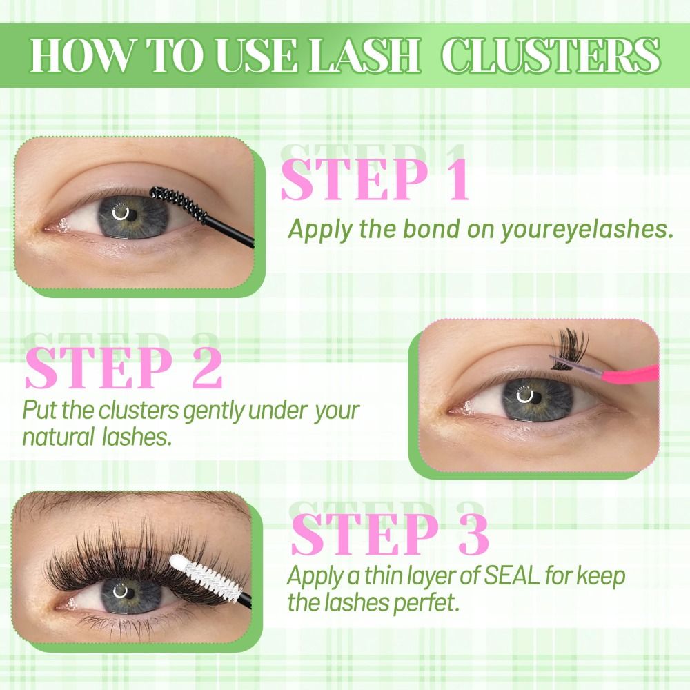 Eyelash Extension Look - Natural Look False Eyelashes Wispy Style