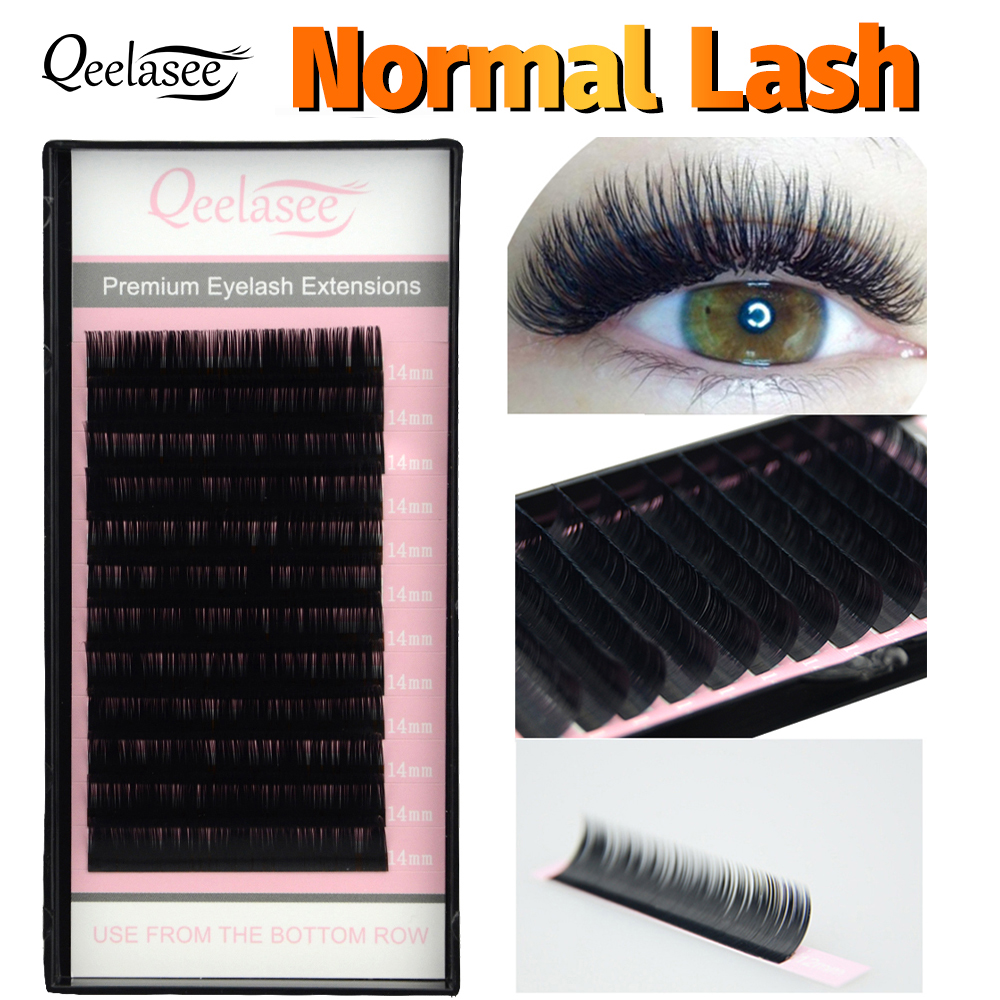 Eyelash Extension For Asian Eyes - Qeelasee Faux Mink Individual Eyelash Extension