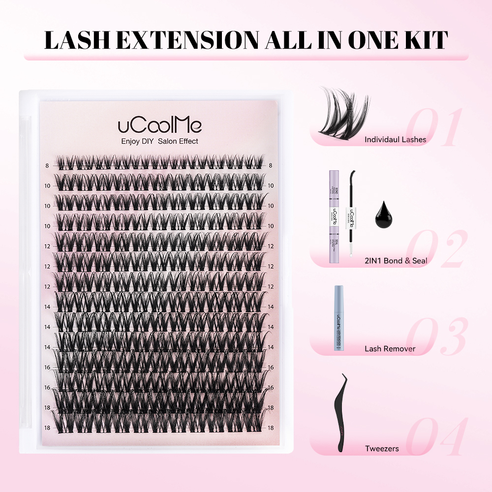 uCoolMe Lashes Flora Wispy and – Eyelash Extension Home Service recenzja i cena