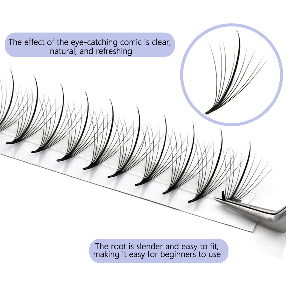 AGUUD 3D 5D 7D 9D 11D 13D 15D  – Eyelash Extension Russian Volume recenzja i cena