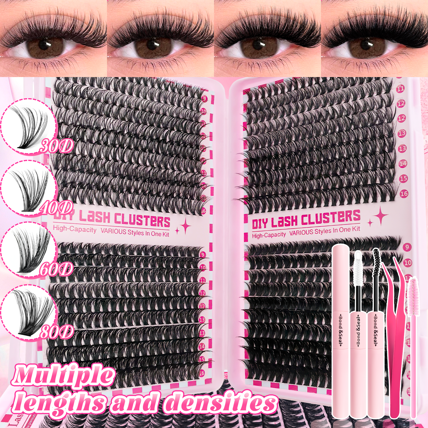 740/800PCS Eyelash Cluster Kit – Eyelash Extension Or Extensions recenzja i cena