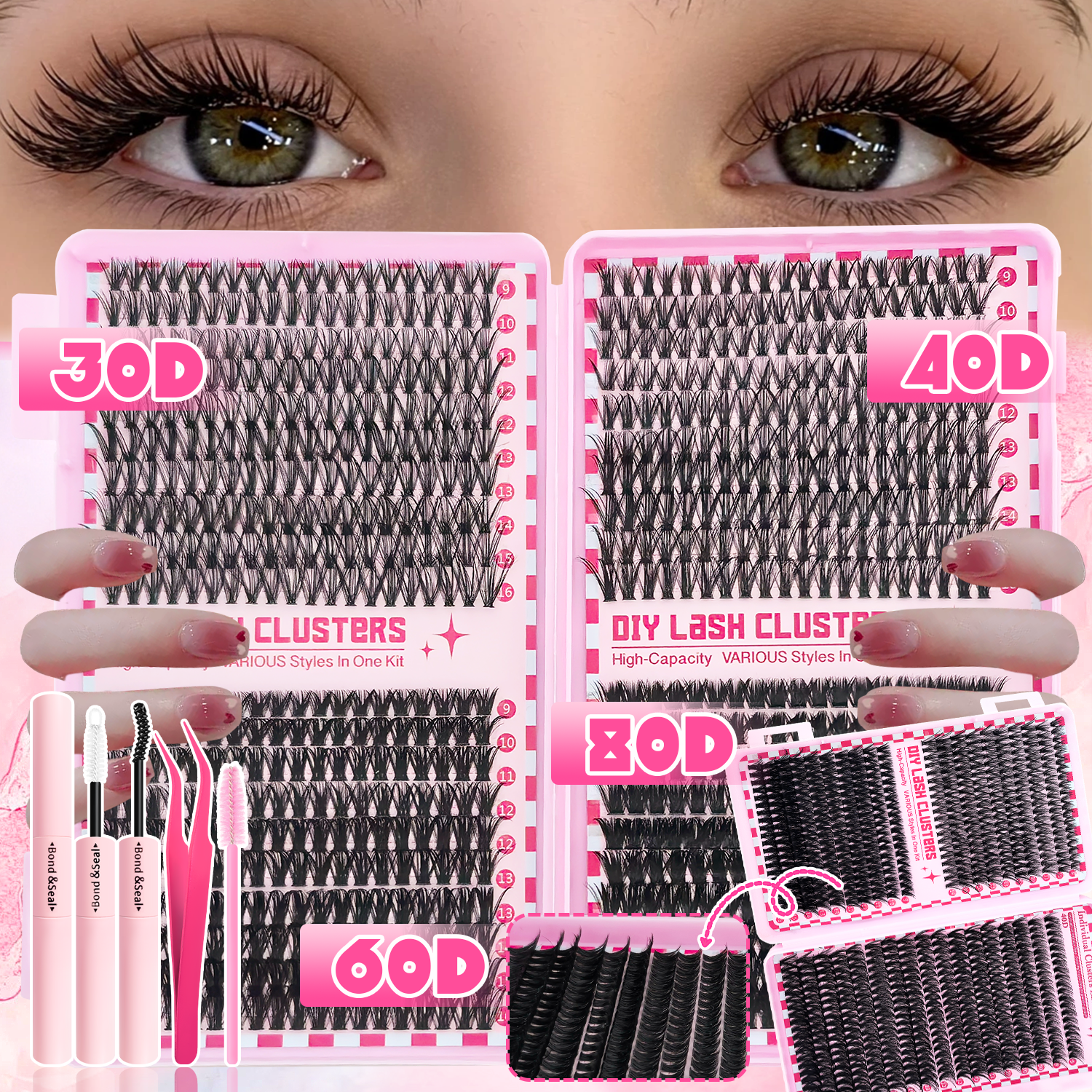 740/800PCS Eyelash Cluster Kit – Eyelash Extension Or Extensions recenzja i cena