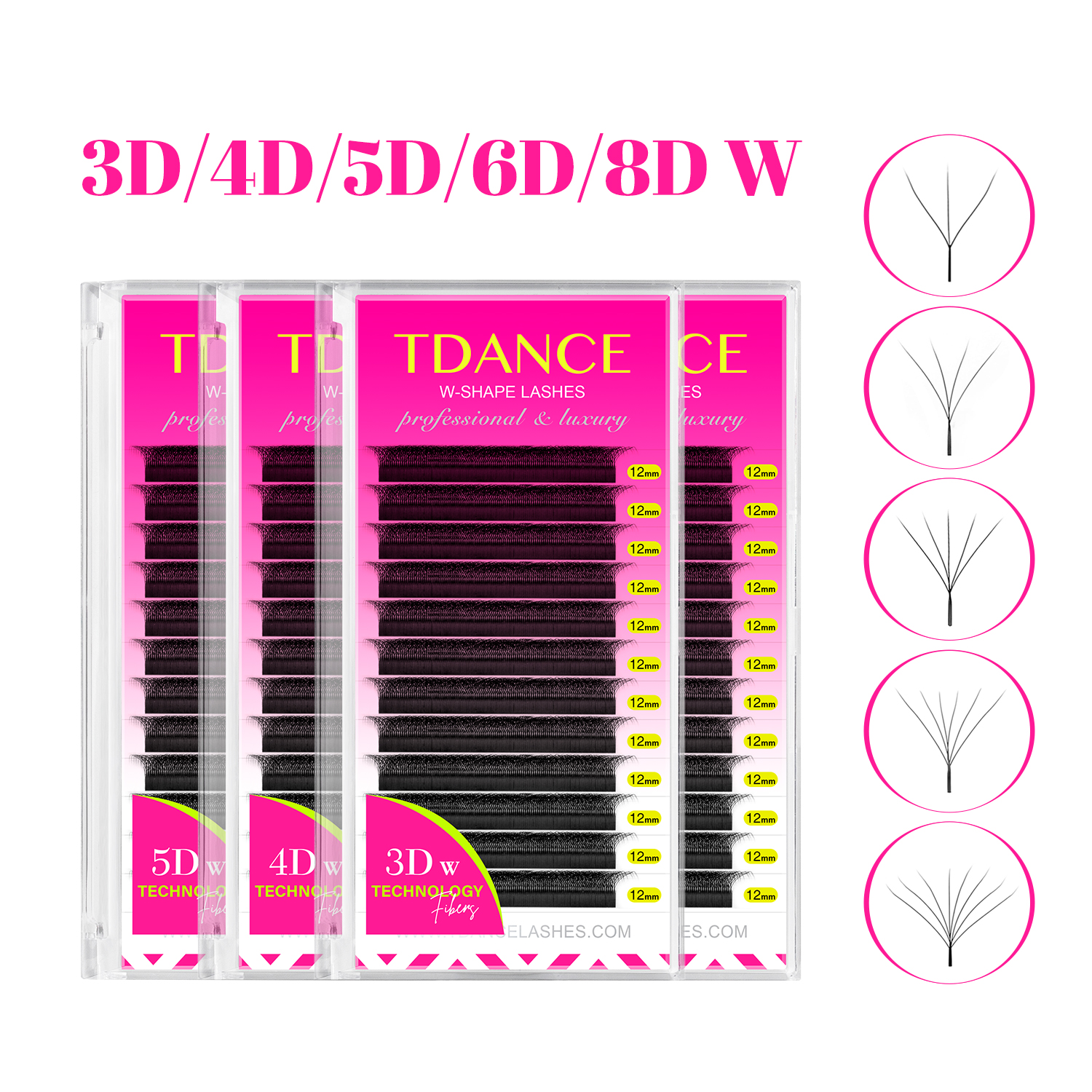 TDANCE 3D 4D 5D 6D Premade Fan – Eyelash Extension For Asian Eyes recenzja i cena