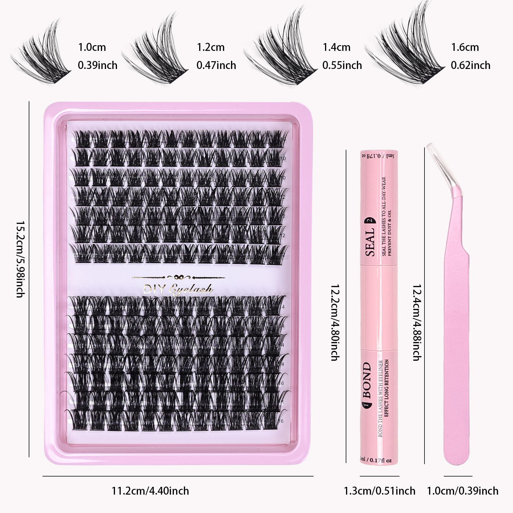168pcs DIY Eyelash Extension K – Eyelash Extension Home Service recenzja i cena