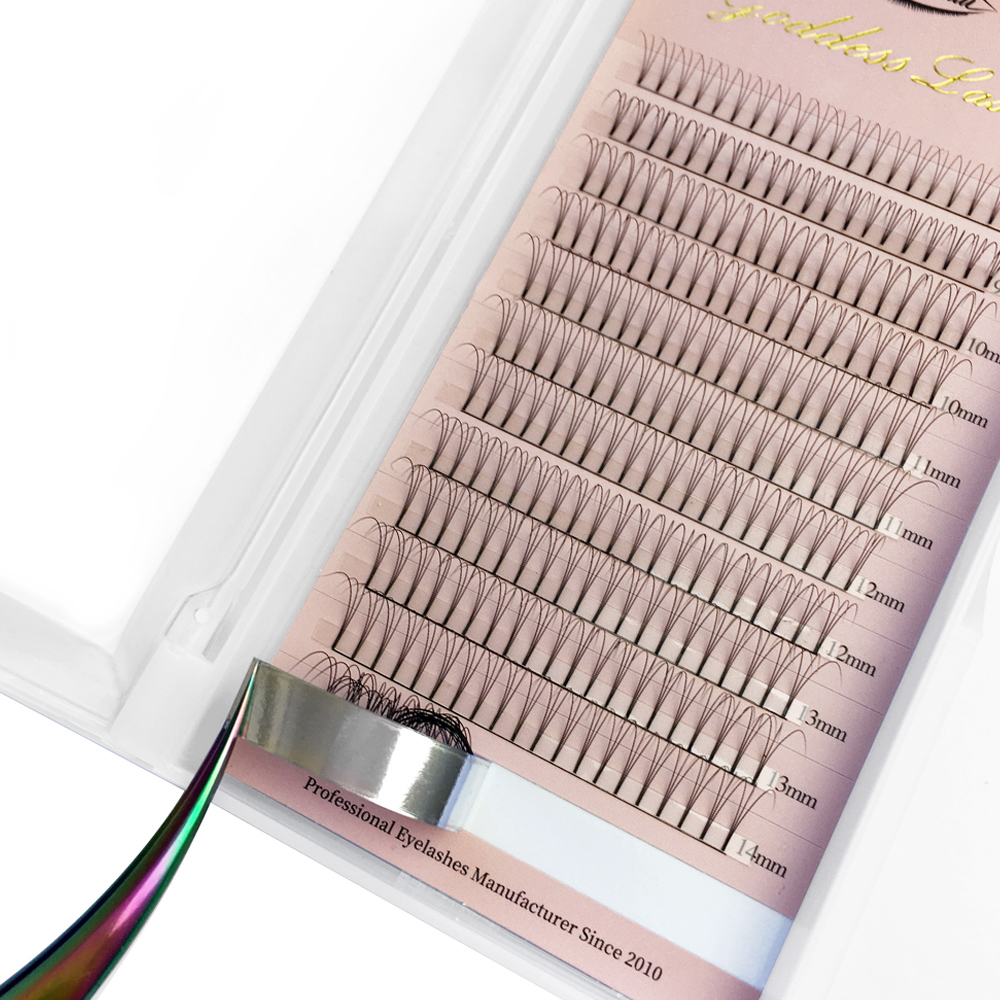 Goddess 3D Premade Fan Eyelash – Eyelash Extension Russian Volume recenzja i cena