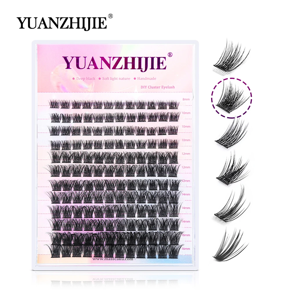 144 pcs DIY Cluster Segmented  – Eyelash Extension Russian Volume recenzja i cena