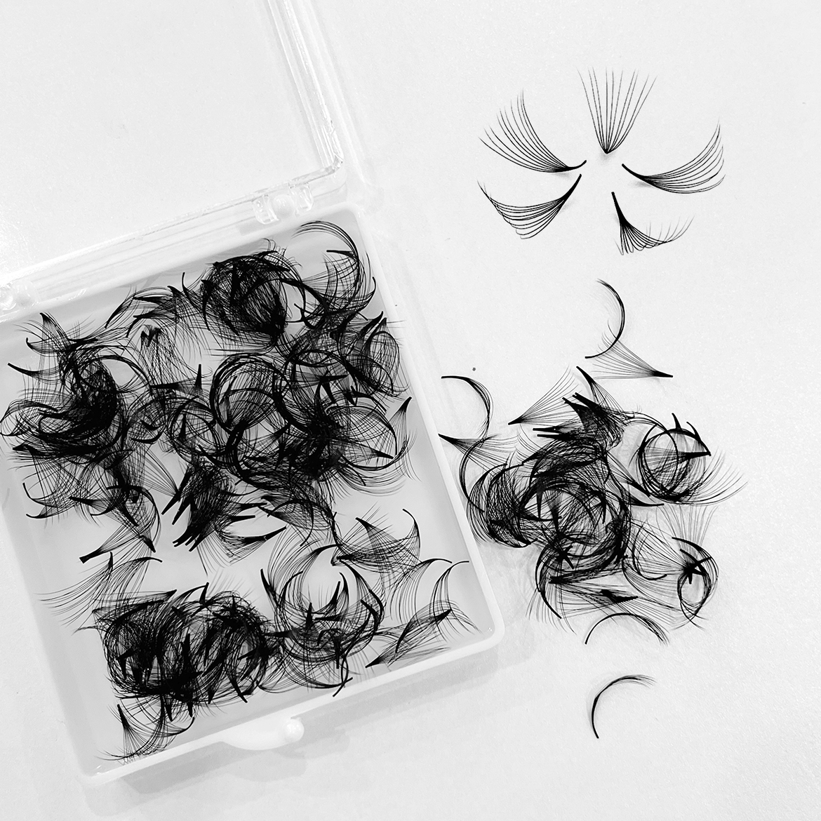 ABONNIE Loose 8-20D Pointy Bas – Eyelash Extension Russian Volume recenzja i cena