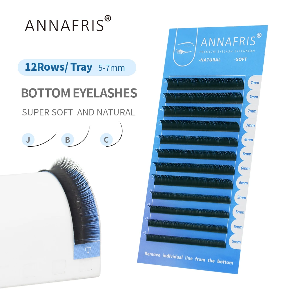 ANNAFRIS Lower Lashes 5-7mm Mi – Eyelash Extension For Asian Eyes recenzja i cena