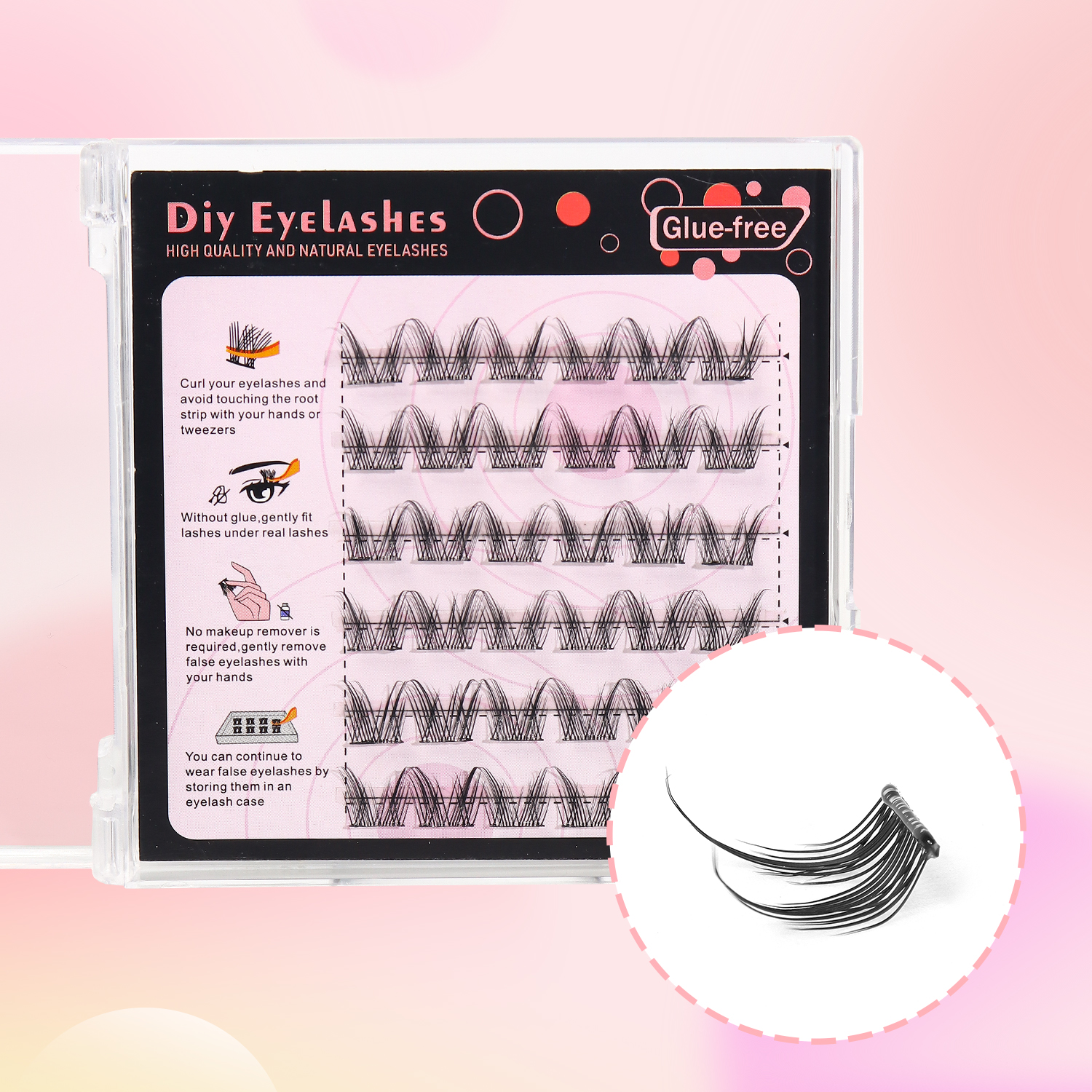 36 Clusters, Self-Adhesive Eye – Lash Adhesive Glue recenzja i cena
