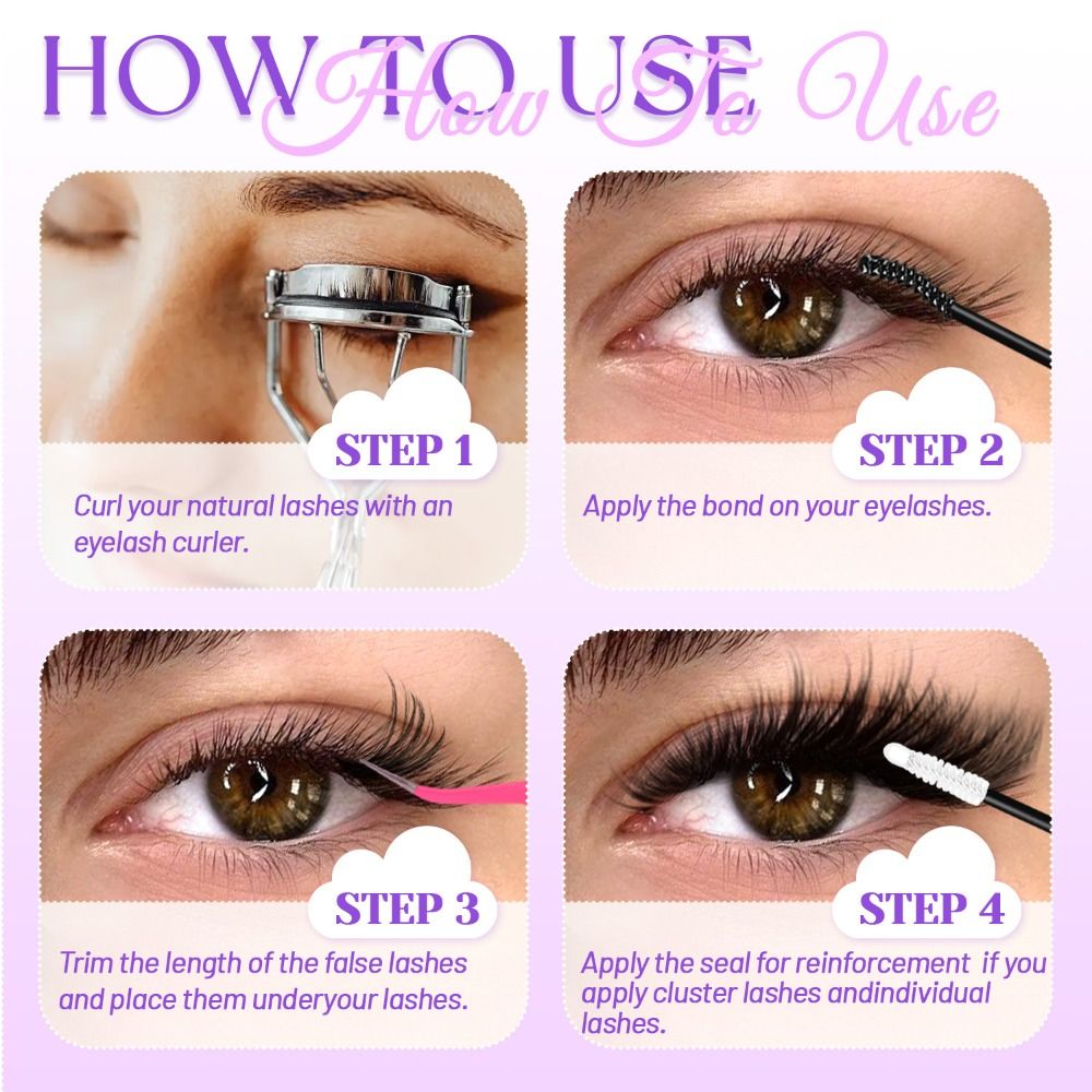 9-18mm Length False Eyelashes  – Eyelash Extension Look recenzja i cena