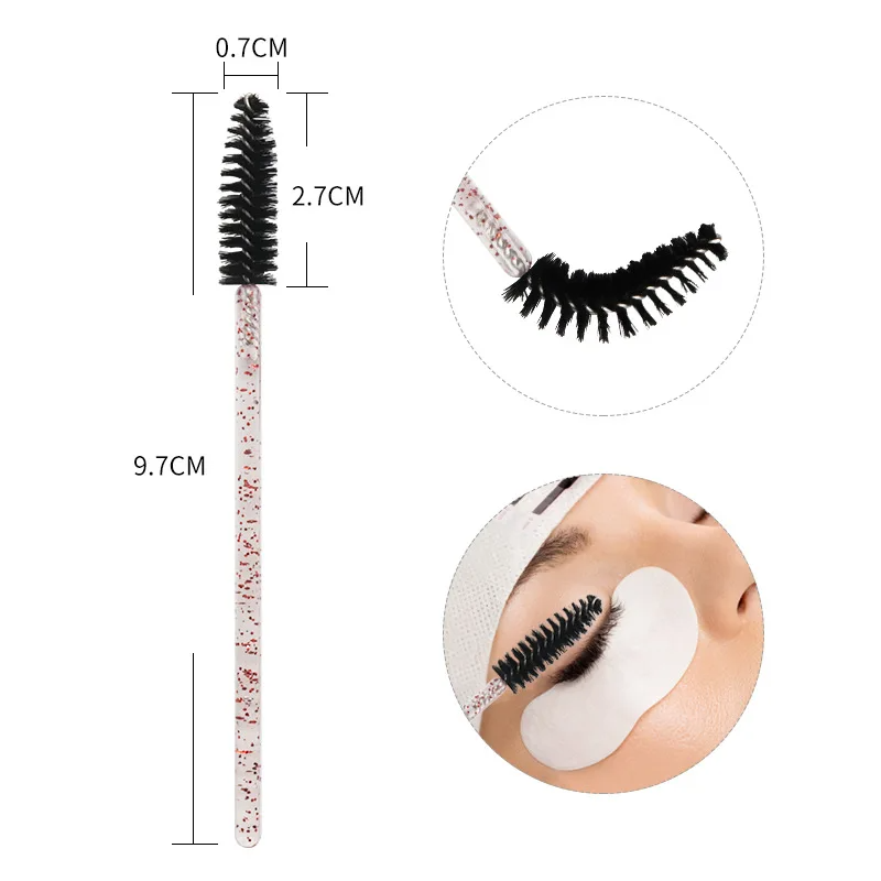 50pcs Eyelash Brushes Mascara  – Eyelash Extension Wholesale recenzja i cena