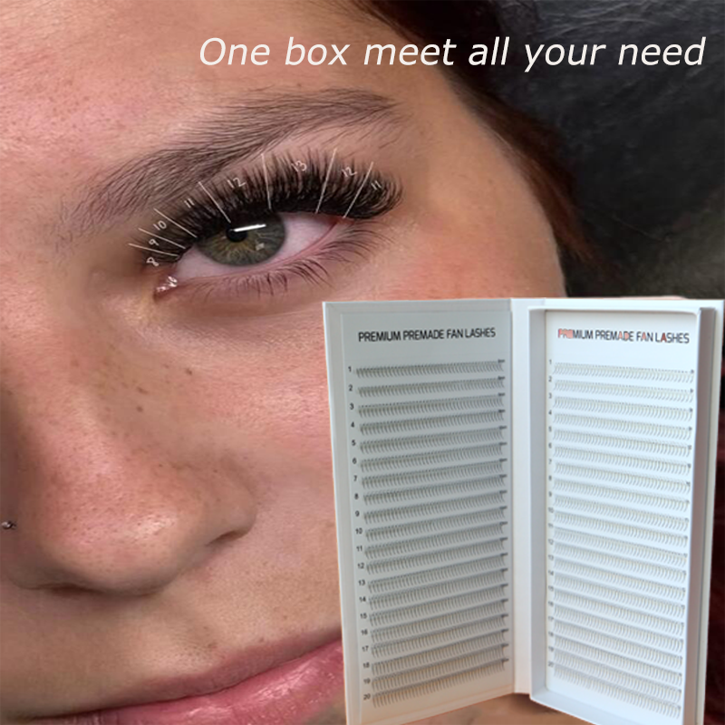 800/1600 Fans Narrow Premade L – Eyelash Extension Russian Volume recenzja i cena