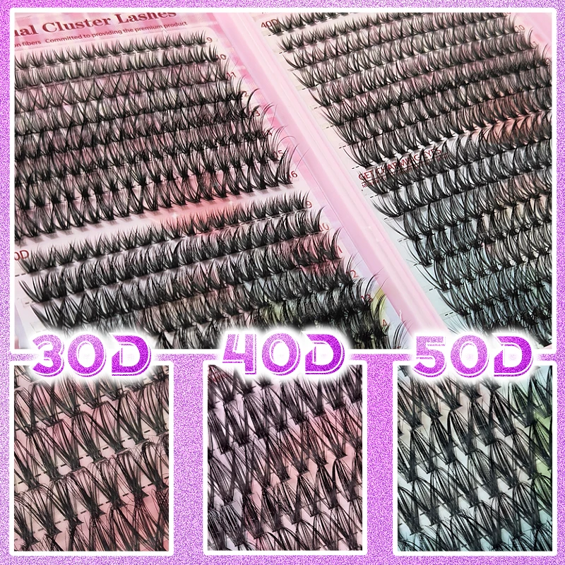 640Pcs Lash Clusters Kit 30D+4 – Eyelash Extension For Asian Eyes recenzja i cena