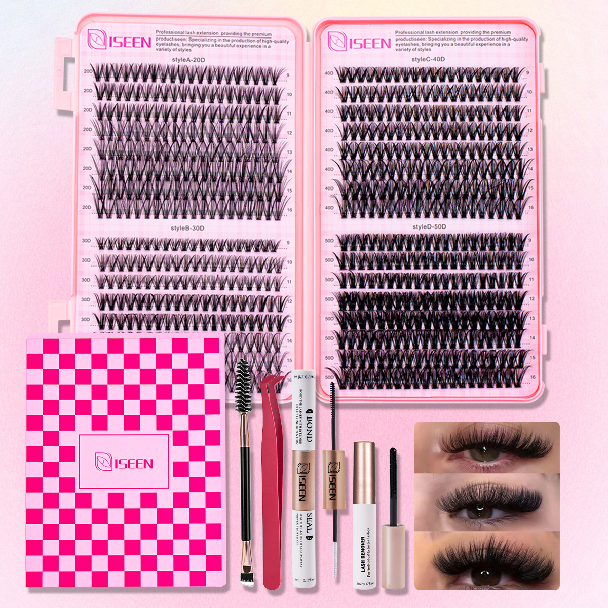 Individual False Eyelashes Mix – Eyelash Extension For Asian Eyes recenzja i cena