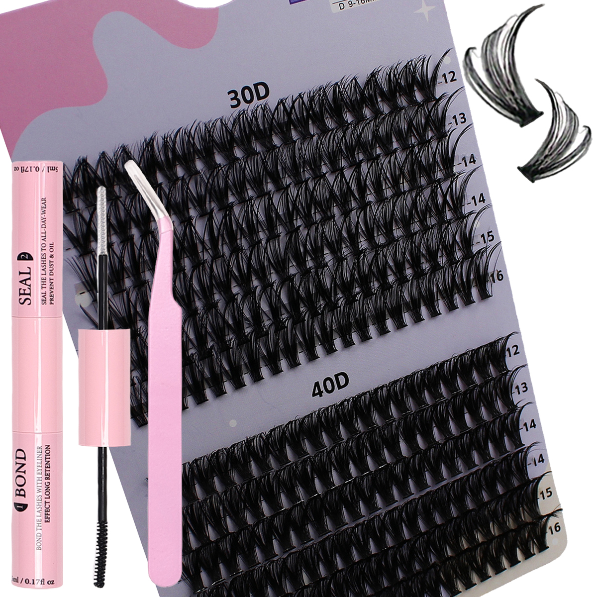 240pcs Eyelash Extension Kit w – Eyelash Extension Home Service recenzja i cena