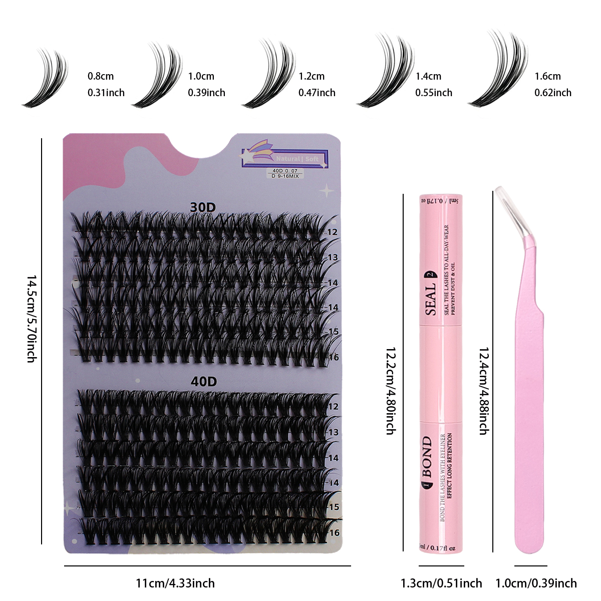 240pcs Eyelash Extension Kit w – Eyelash Extension Home Service recenzja i cena