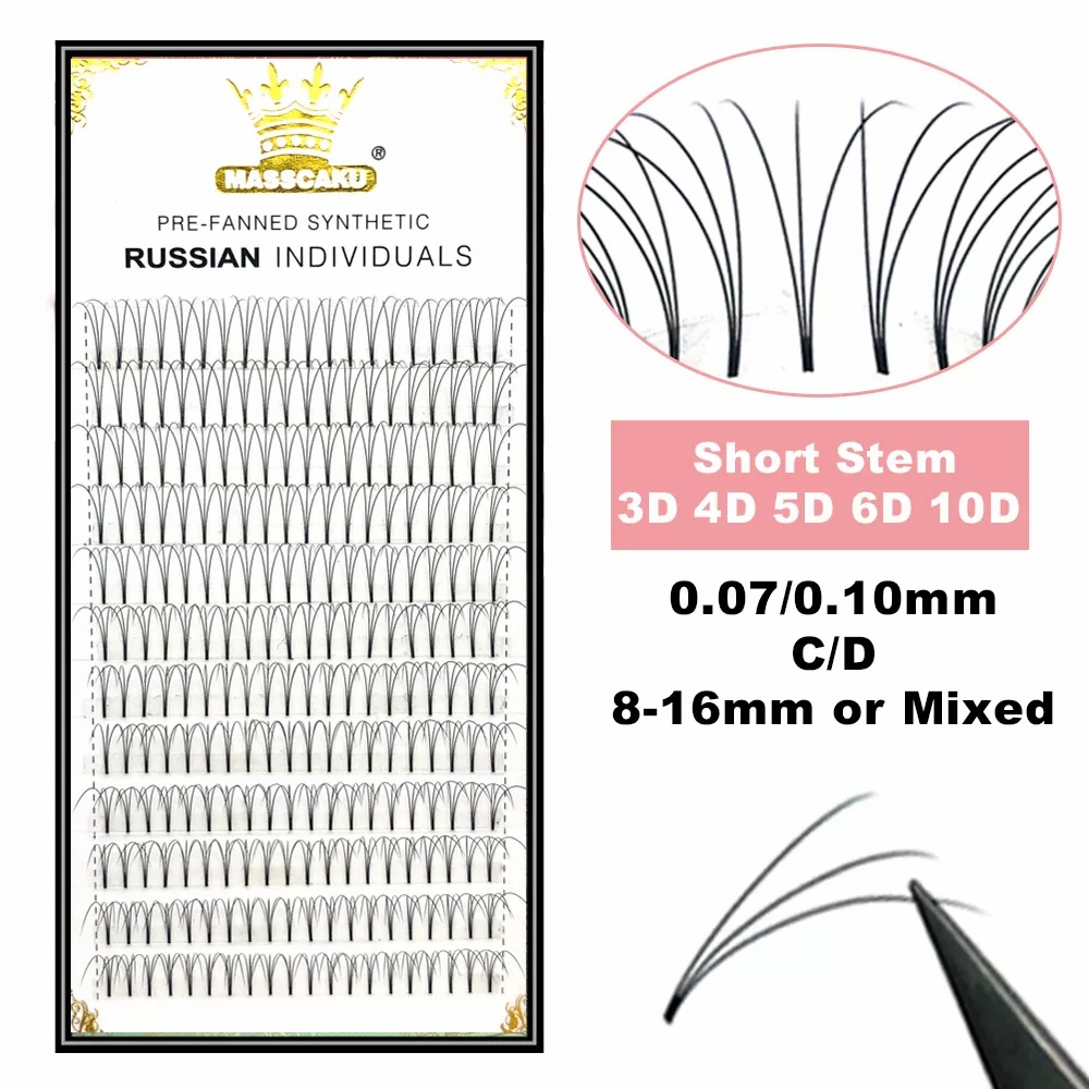 MASSCAKU Lashes Premade Wide F – Eyelash Extension Or Extensions recenzja i cena