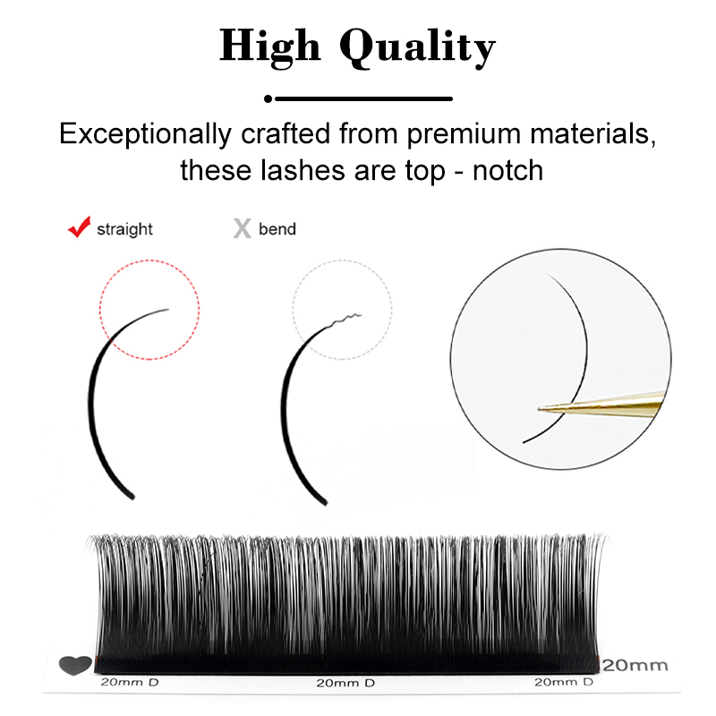 Winky Beauty Custom Your Logo  – Eyelash Extension Russian Volume recenzja i cena
