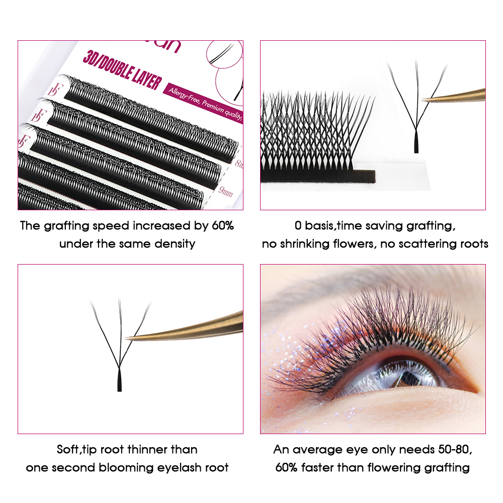 FADVAN 6D-W shaped eyelash ext – Eyelash Extension For Asian Eyes recenzja i cena