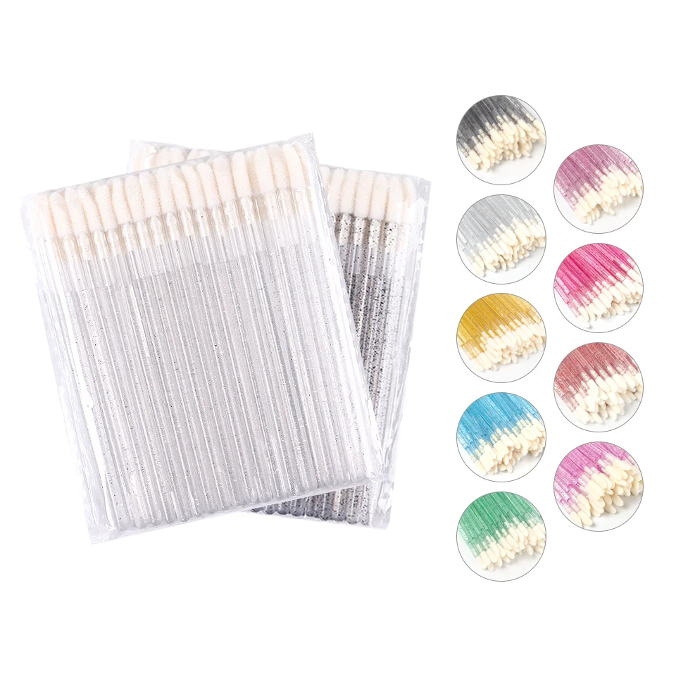 Wands Mascara Brushes Lip 50/1 – Eyelash Extension Wholesale recenzja i cena
