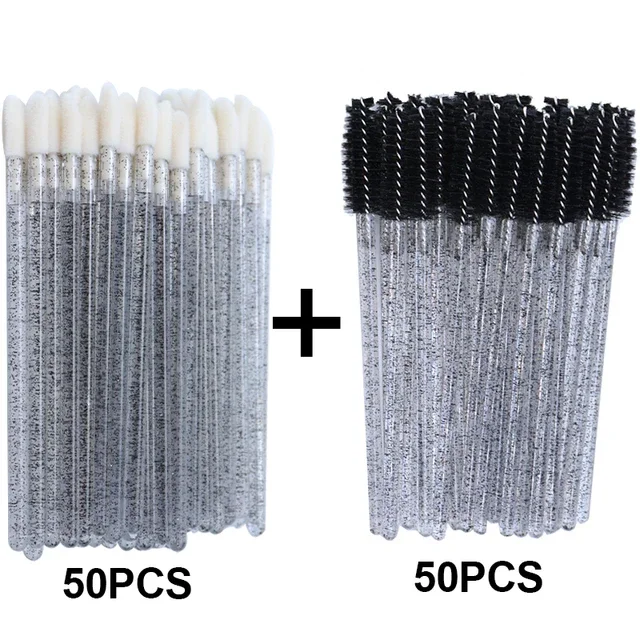 Wands Mascara Brushes Lip 50/1 – Eyelash Extension Wholesale recenzja i cena