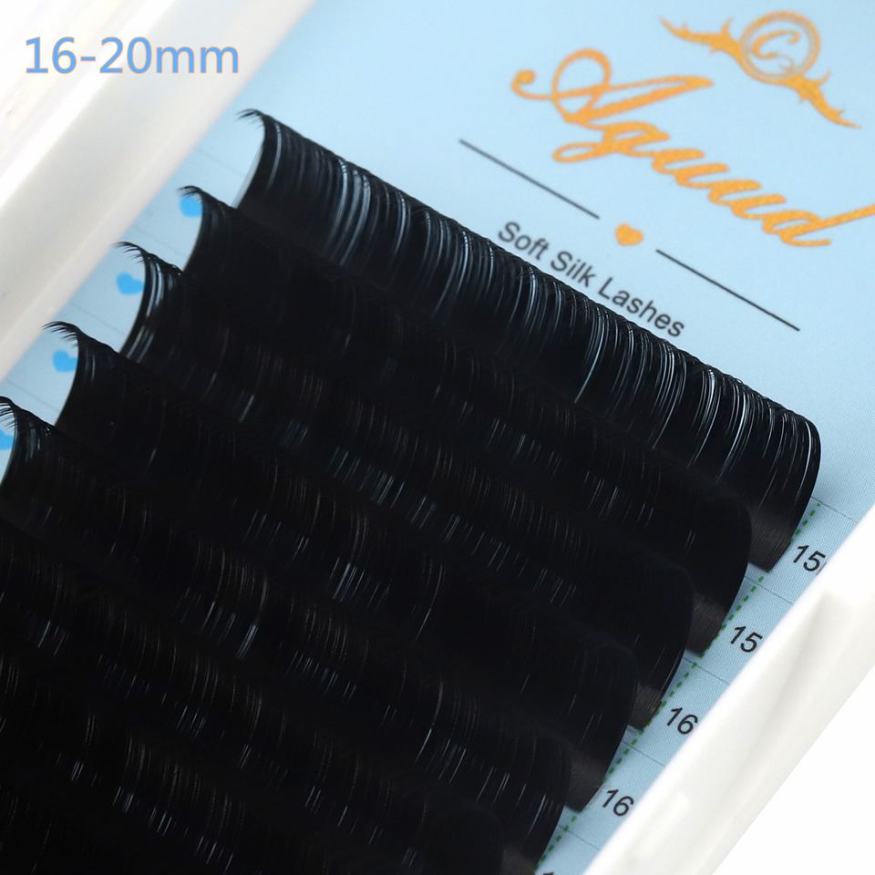 AGUUD 16 Rows Long 16-20mm Eye – Eyelash Extension For Asian Eyes recenzja i cena
