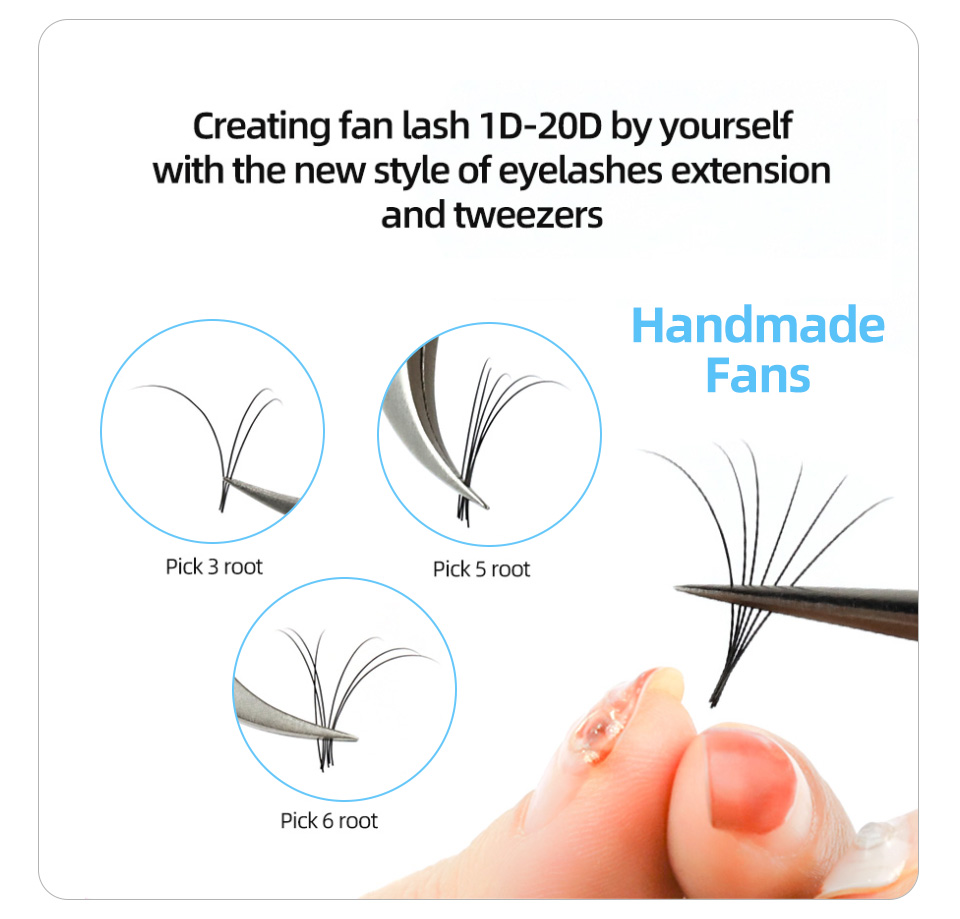 AGUUD 16 Rows Long 16-20mm Eye – Eyelash Extension For Asian Eyes recenzja i cena