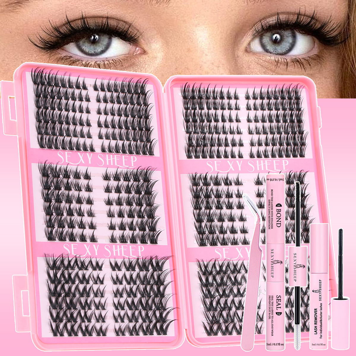 Eyelash Clusters Kit Cat Lashe – Eyelash Extension Home Service recenzja i cena
