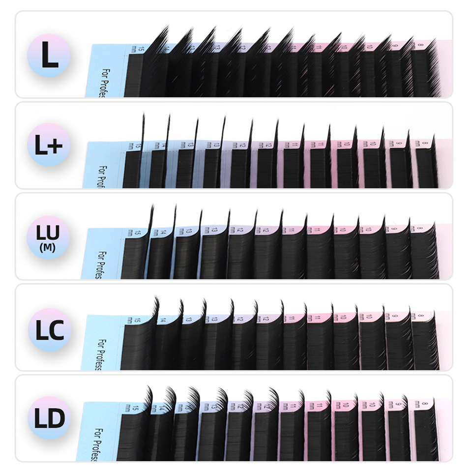 RUJADE L L+ LC LD LU(M) Curl I – Eyelash Extension Russian Volume recenzja i cena