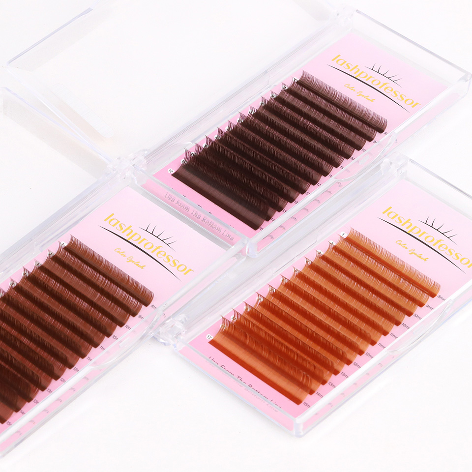 Dark Brown Eyelash Extension 0 – Eyelash Extension Russian Volume recenzja i cena