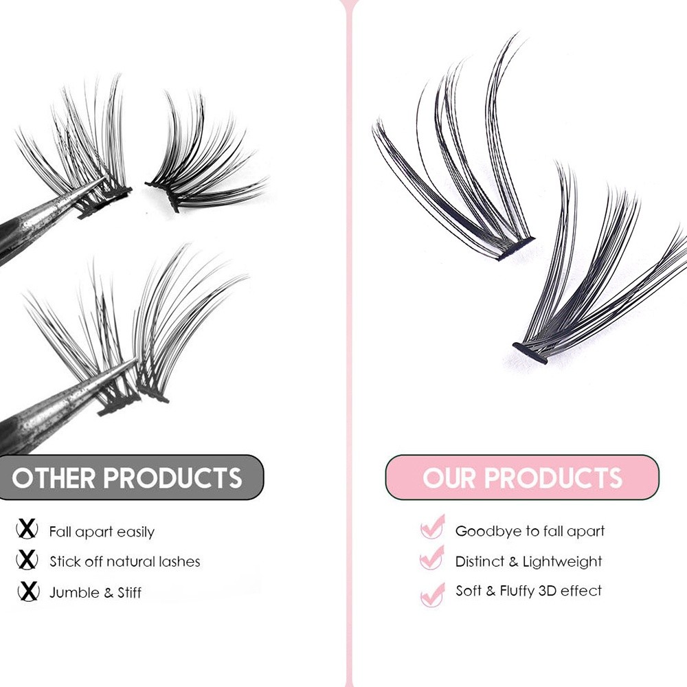 8-16mm Length False Eyelashes  – Eyelash Extension Look recenzja i cena