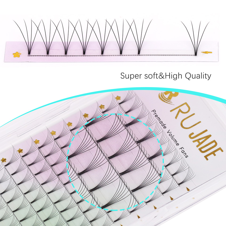 RUJADE Short Stem 3D 4D 5D 6D  – Eyelash Extension Russian Volume recenzja i cena