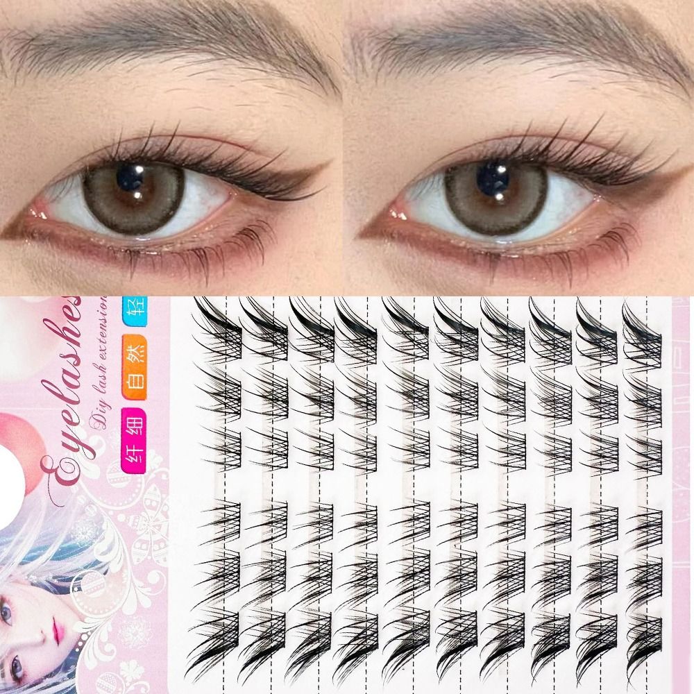 3D Cat Eye Clusters Lashes Nat – Eyelash Extension For Asian Eyes recenzja i cena