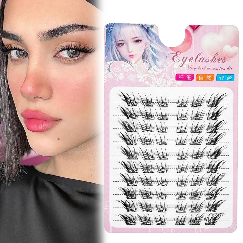 3D Cat Eye Clusters Lashes Nat – Eyelash Extension For Asian Eyes recenzja i cena