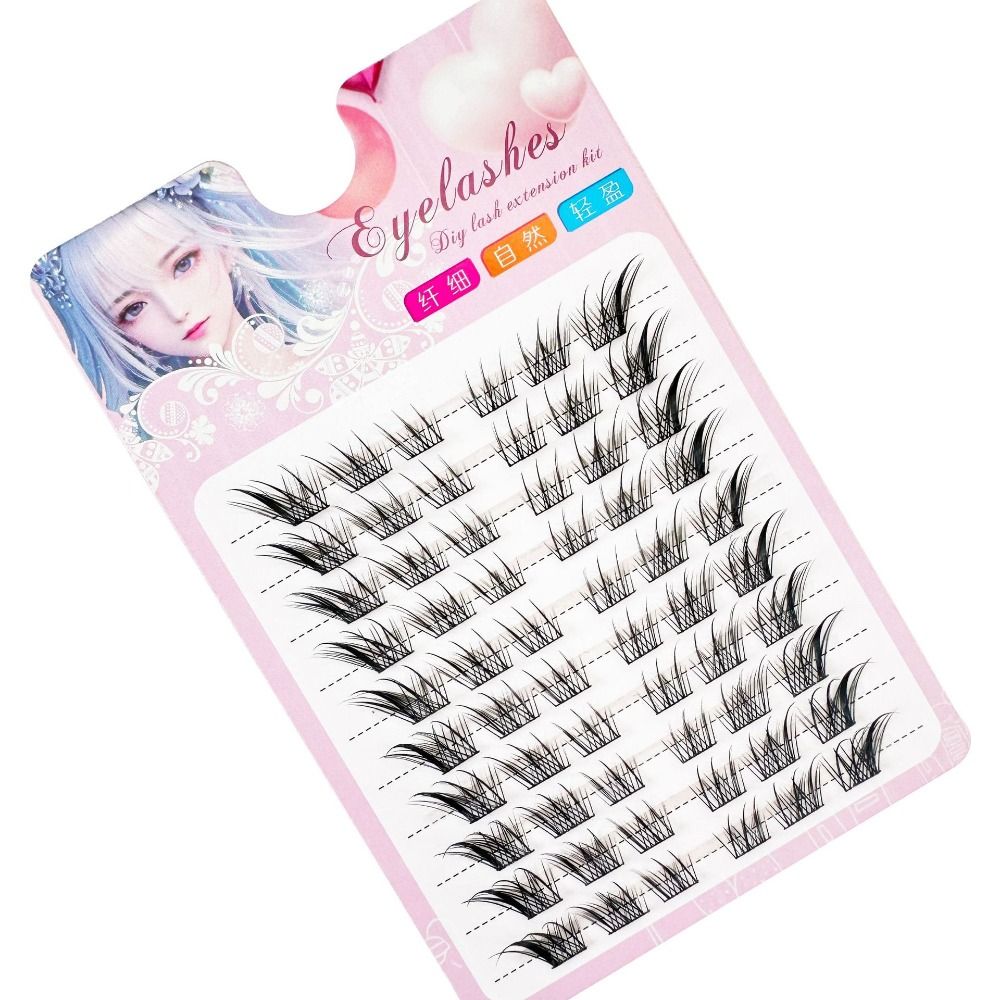 3D Cat Eye Clusters Lashes Nat – Eyelash Extension For Asian Eyes recenzja i cena