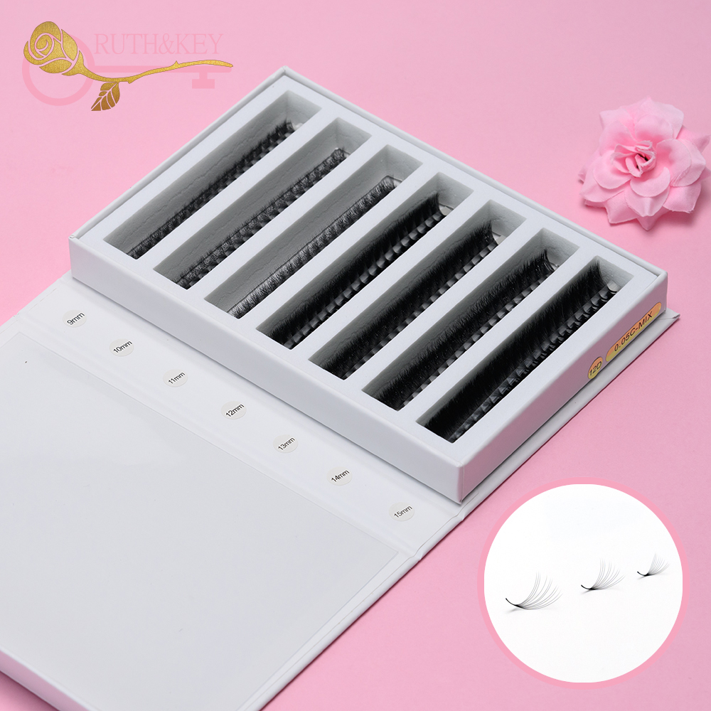 2000 Fans 0.05 0.07 Mix C D La – Eyelash Extension Russian Volume recenzja i cena