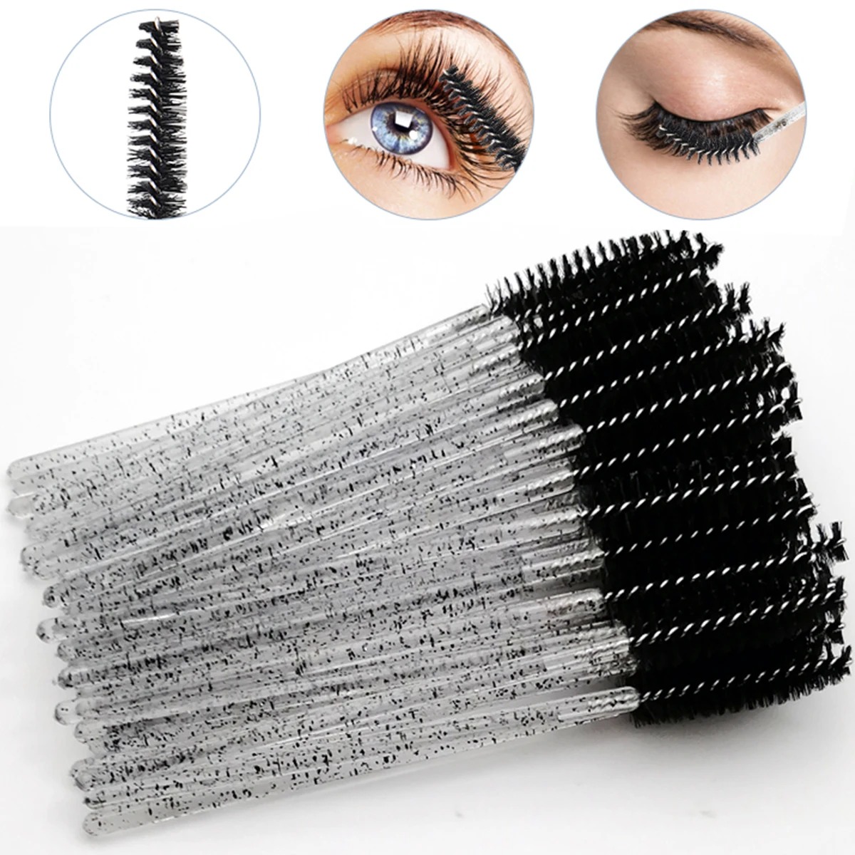Wholesale 100PCS Mascara Spool – Eyelash Extension Wholesale recenzja i cena