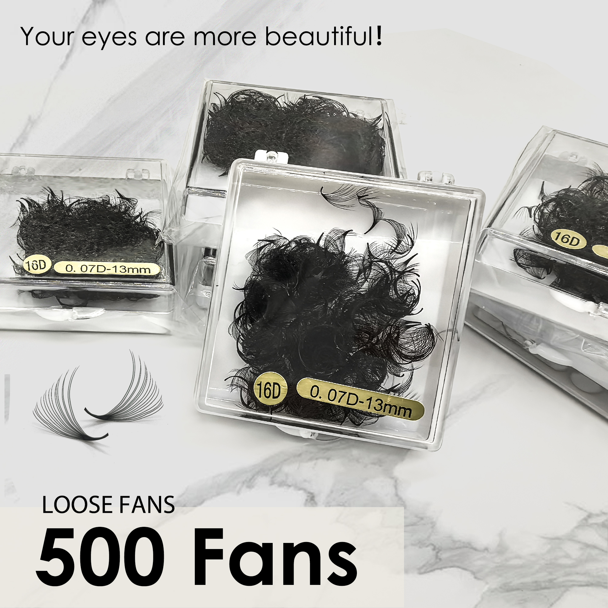 Tbestt Premade Fans Lashes 10D – Eyelash Extension Russian Volume recenzja i cena