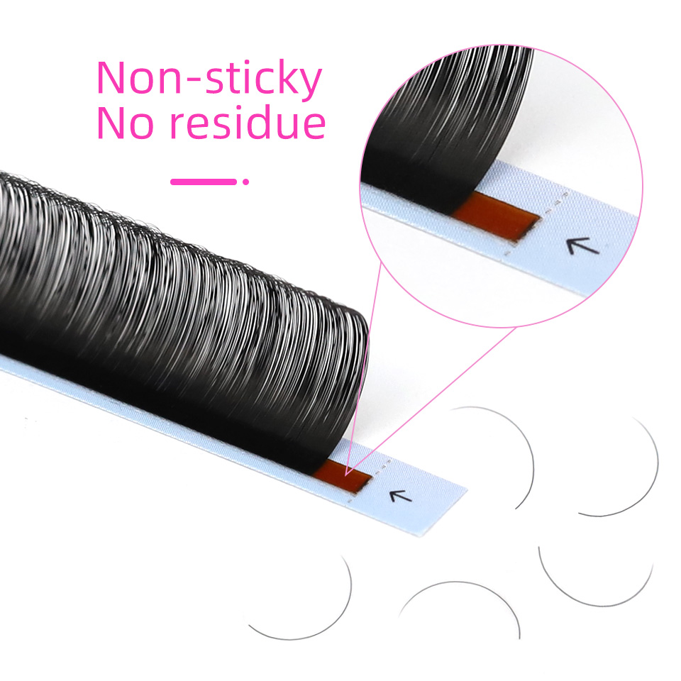 RUJADE 5 Cases/Lot False Eyela – Eyelash Extension Russian Volume recenzja i cena