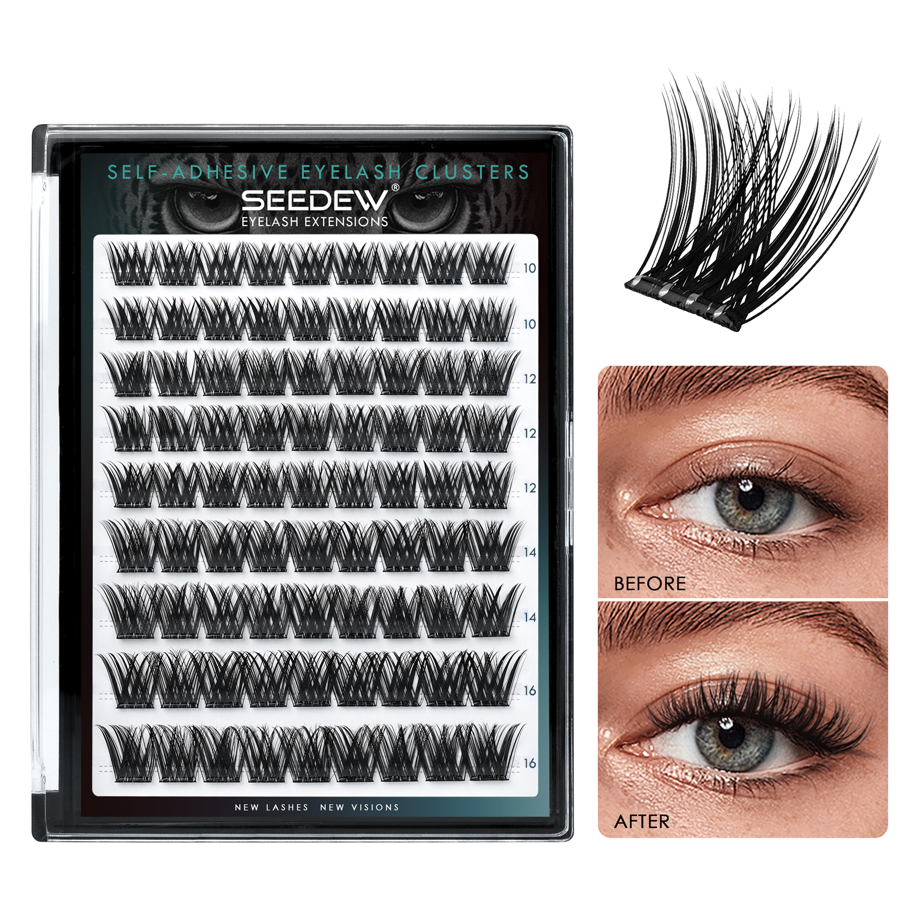 SEEDEW Self Adhesive Eyelashes – Eyelash Extension Home Service recenzja i cena